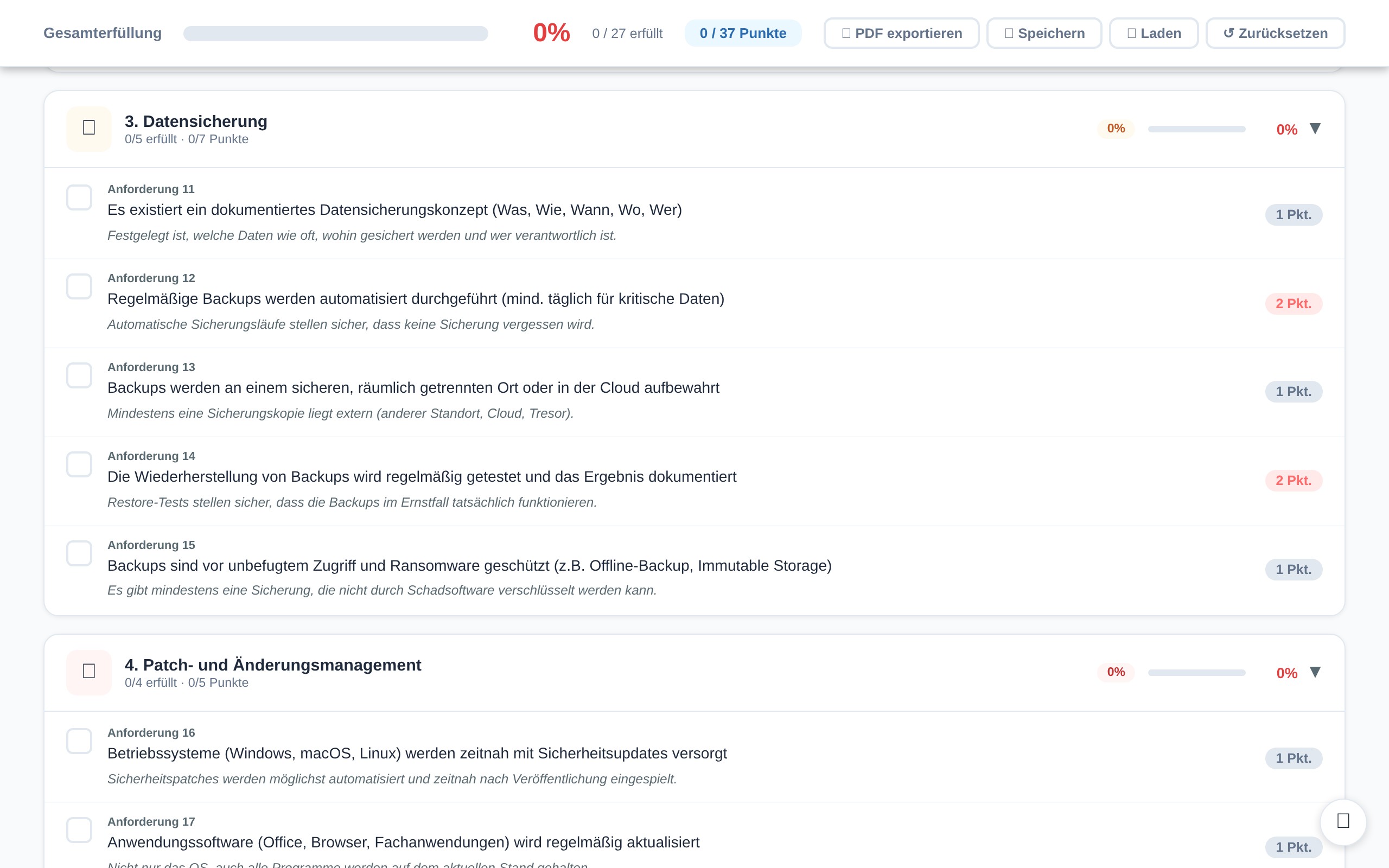 DIN SPEC 27076 KMU-Checkliste – Ansicht 3